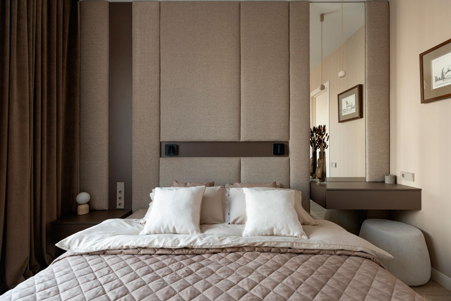 Сливочно-шоколадная квартира, в которой хочется остаться каждому - фото №20