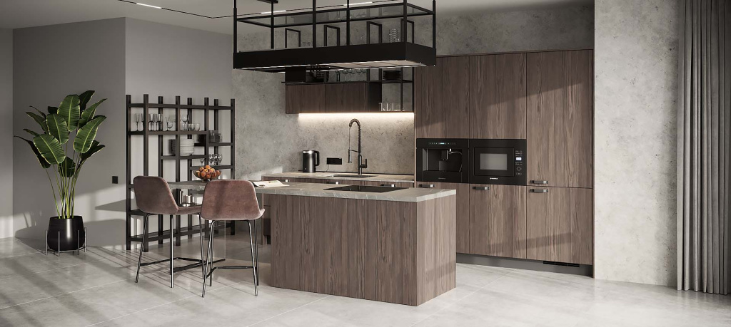 Биофильный дизайн интерьера с материалами  ЭГГЕР - фото №12