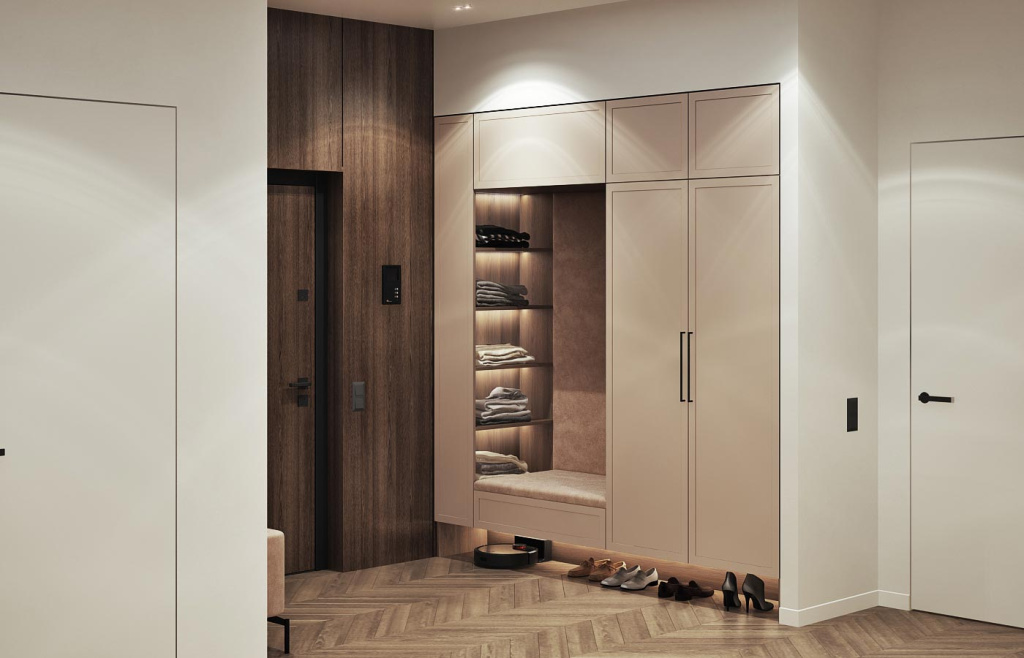 Идеи дизайна прихожей в скандинавском стиле - фото №29