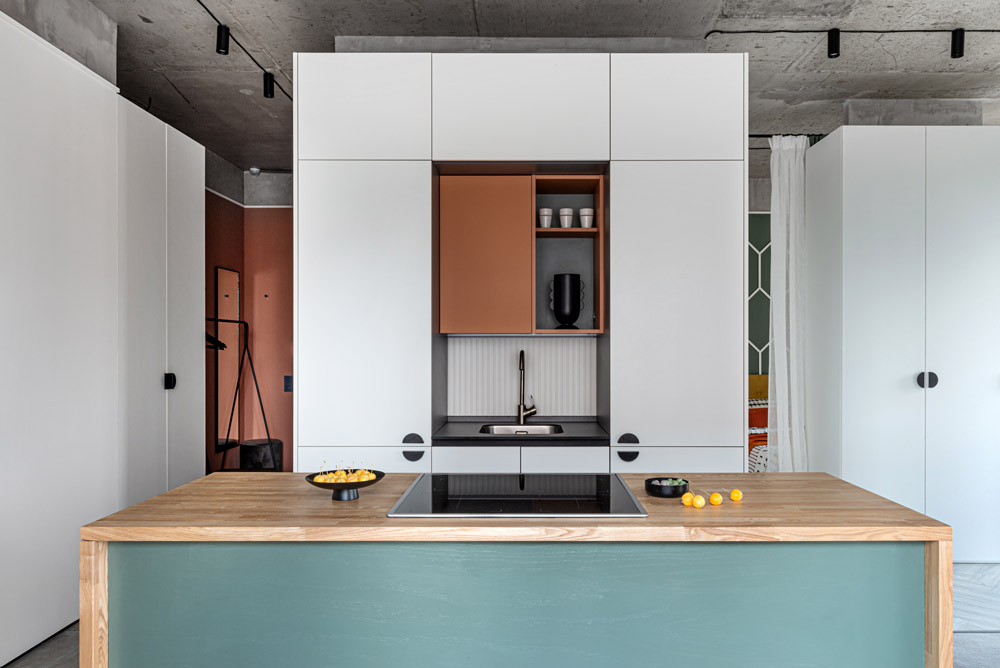 Северная сдержанность и южный темперамент в однокомнатной квартире - фото №5