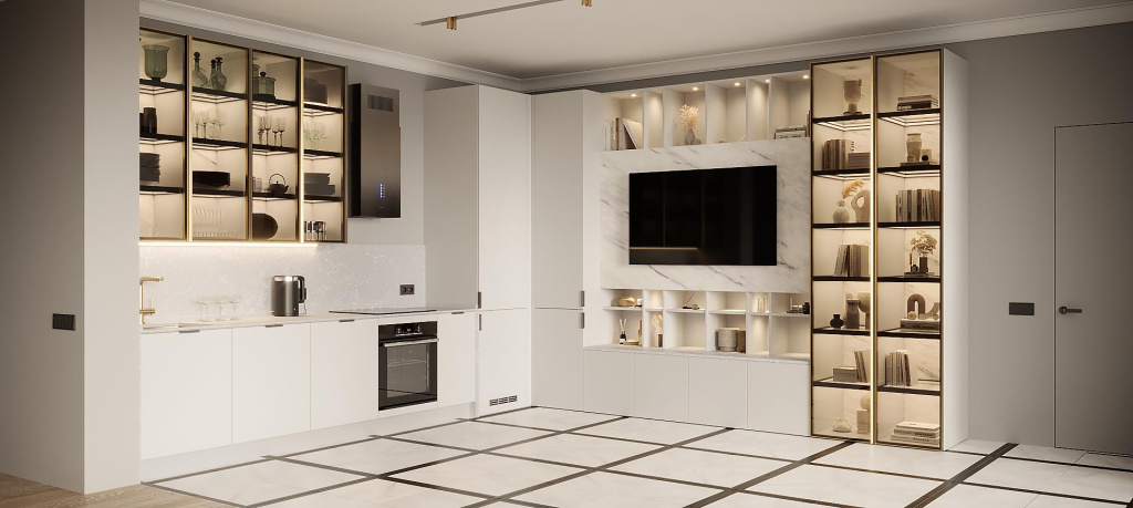 Что важно учитывать при выборе кухни в светлых тонах - фото №35