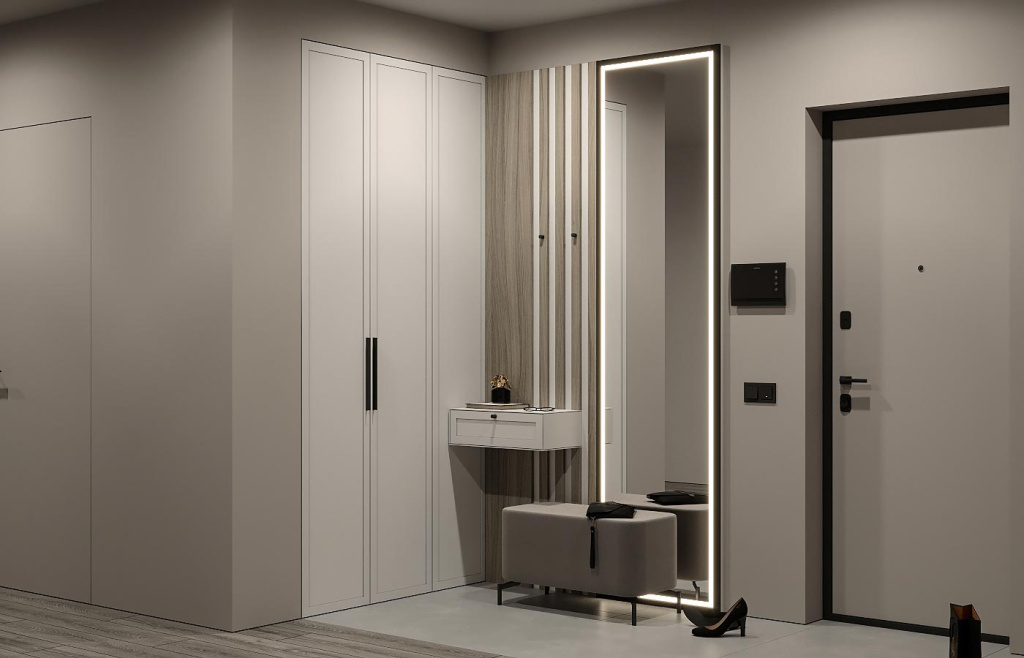 Идеи дизайна прихожей в скандинавском стиле - фото №3