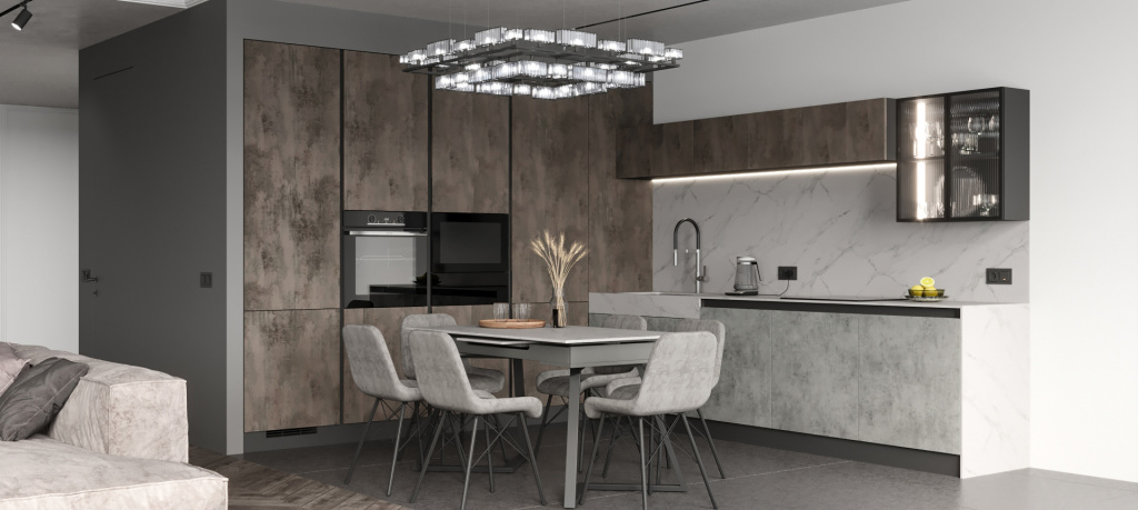 Кухня в стиле минимализм: тенденции дизайна - фото №11