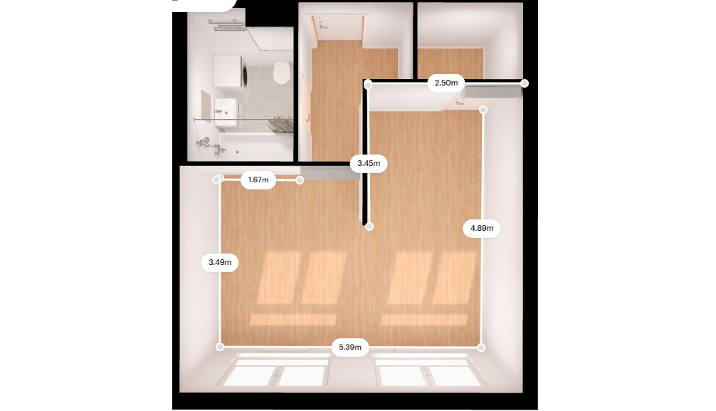 Дизайн «под ключ» для студии 32 м² в ЖК «Измайловский лес» - фото №4