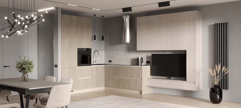 Кухня в загородном доме - фото №19