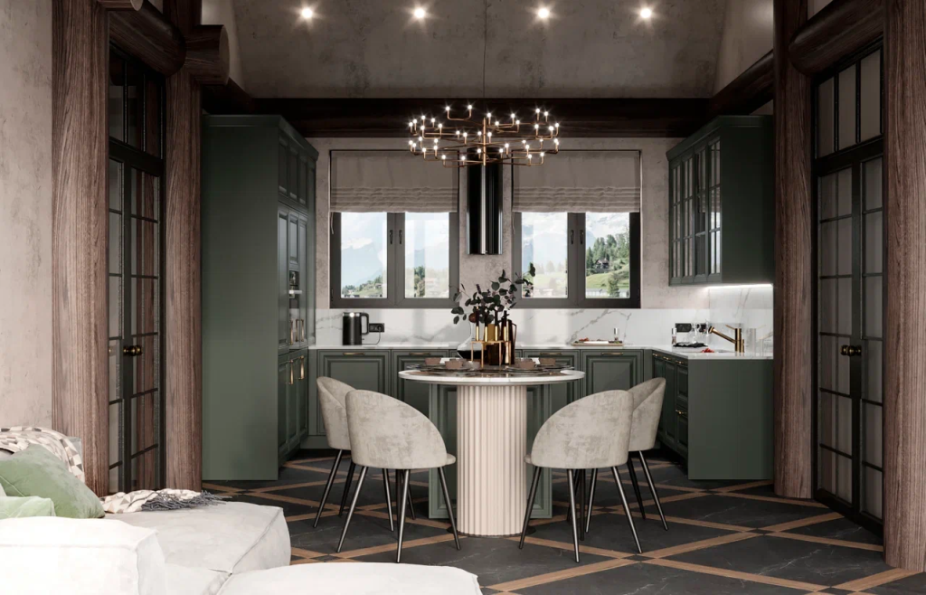 П-образная кухня: как правильно выбрать и обустроить - фото №22