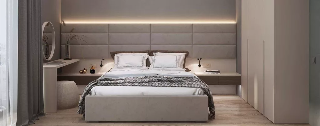 Технологии, минимализм и уют: тренды в дизайне современной спальни - фото №10