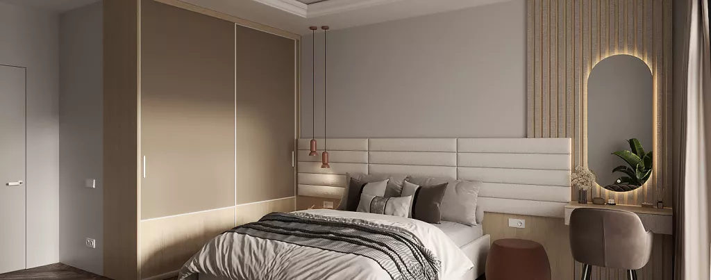 Технологии, минимализм и уют: тренды в дизайне современной спальни - фото №12