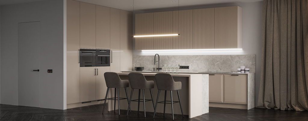 Кухня в загородном доме - фото №17