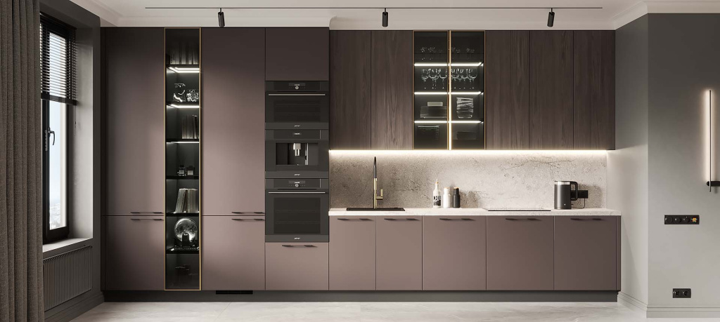 Дерево, стекло, металл: топ-20 сочетаний для современной кухни - фото №18