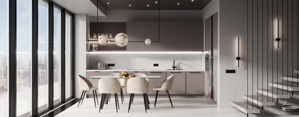 Топ-6 нестандартных кухонь: 47 фото в интерьере, современные решения - фото №16