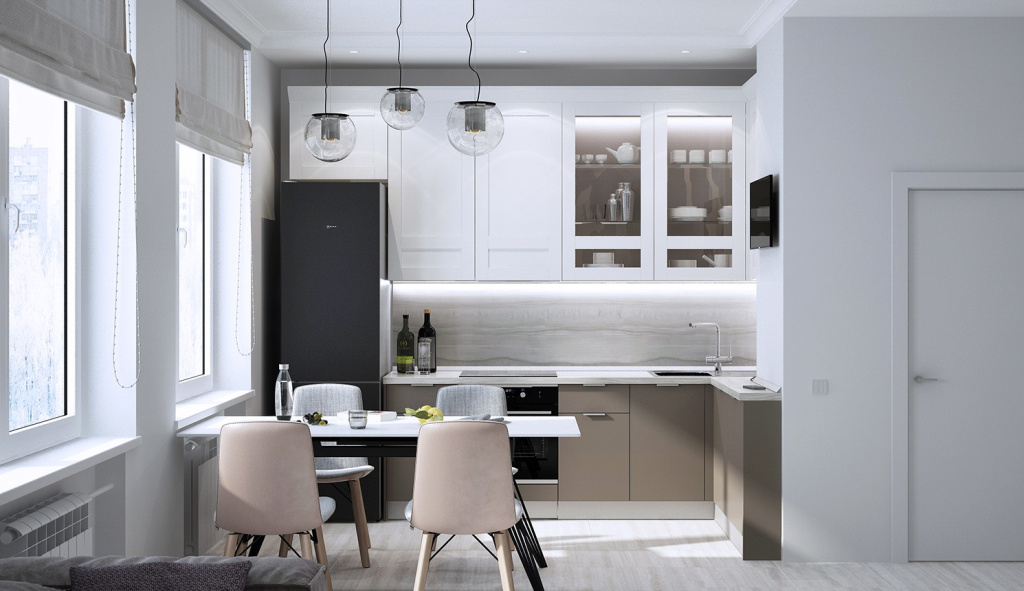 Топ-6 нестандартных кухонь: 47 фото в интерьере, современные решения - фото №23