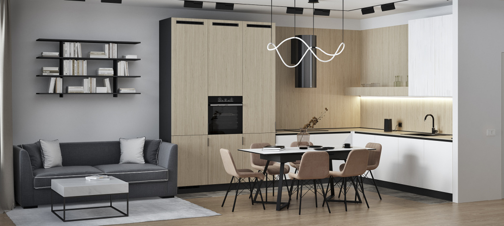 Кухня в стиле минимализм: тенденции дизайна - фото №17