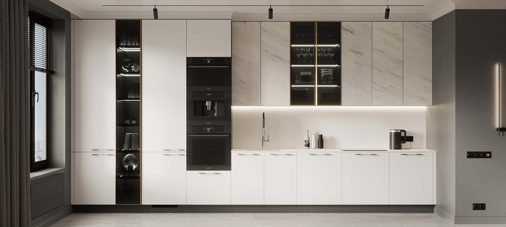 Кухня в загородном доме - фото №14