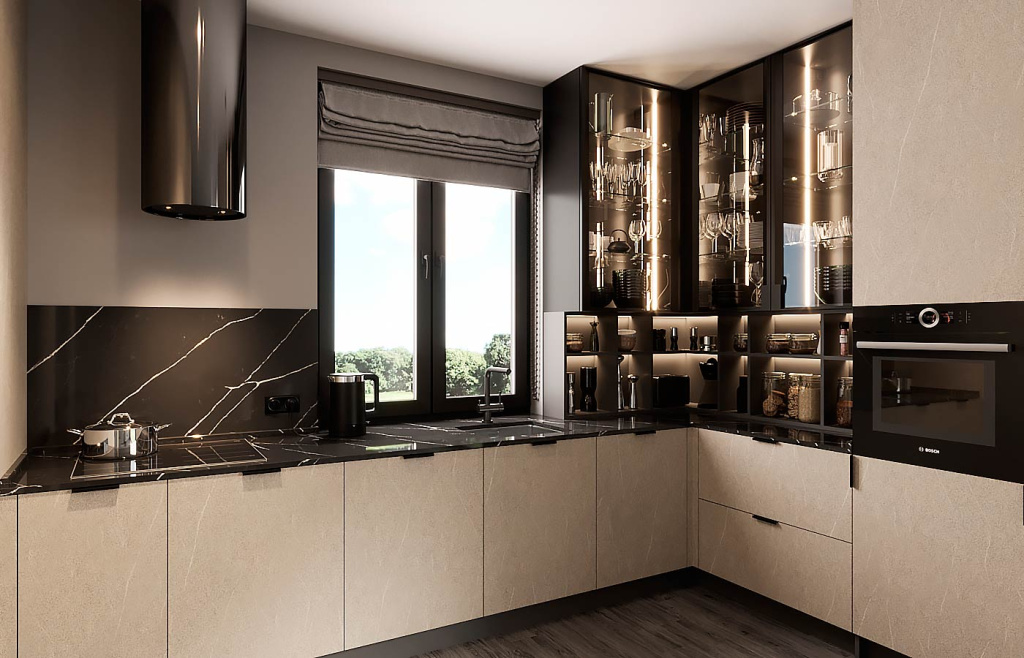 Дизайн кухни в частном доме — идеи для интерьера с фото - фото №10