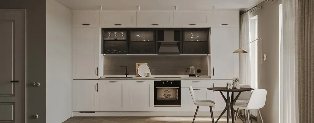 Дерево, стекло, металл: топ-20 сочетаний для современной кухни - фото №16