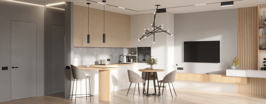 Кухня в стиле минимализм: тенденции дизайна - фото №2