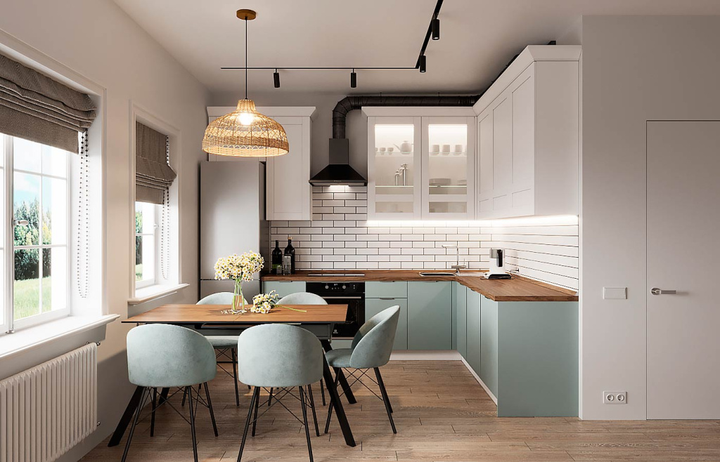 Дизайн кухни в частном доме — идеи для интерьера с фото - фото №25