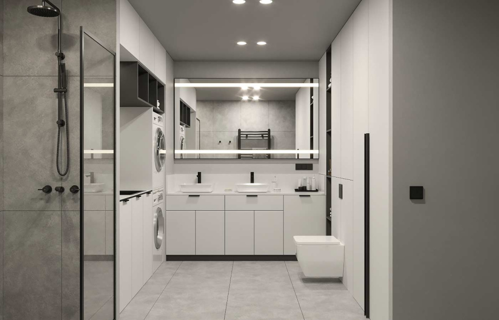 Ванная в стиле лофт: 50 фото и 50 идей - фото №1