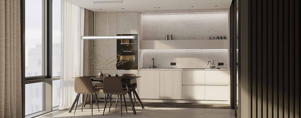 Кухня для самодостаточной и уверенной в себе перфекционистки - фото №1