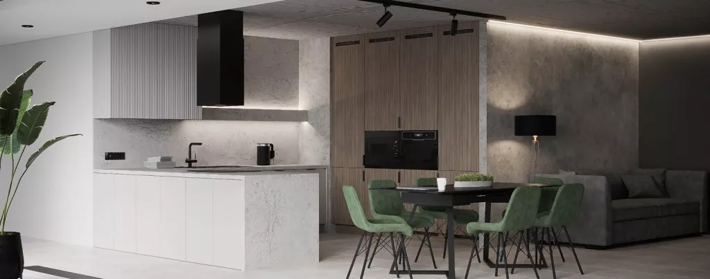 П-образная кухня: как правильно выбрать и обустроить - фото №23