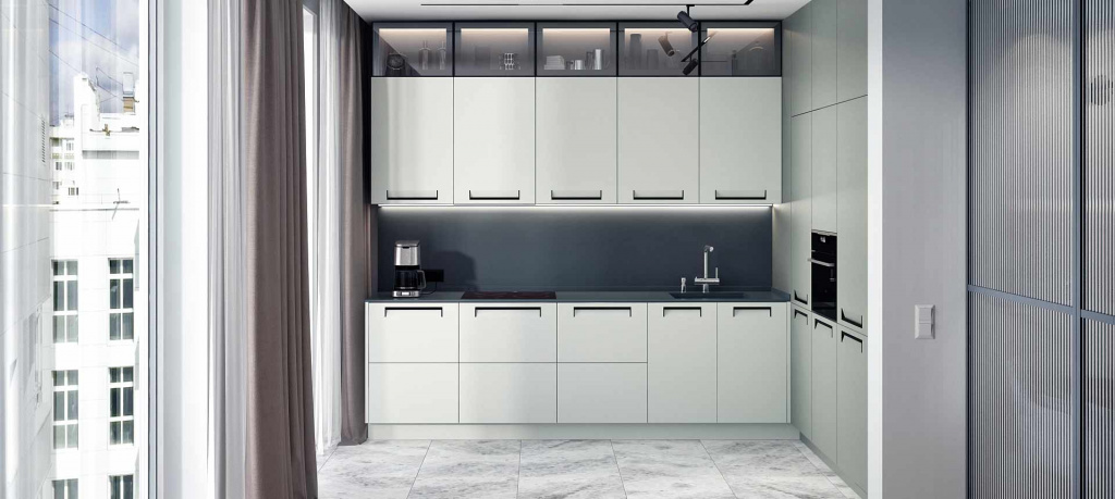 Зеленая кухня: идеи дизайна в 75 фото - фото №35