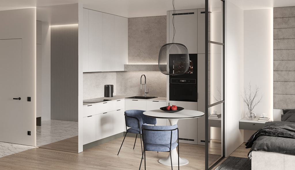 10 лайфхаков в дизайне маленькой кухни - фото №24