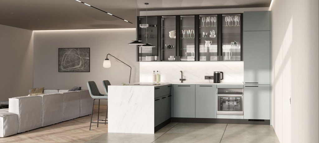 Кухня в стиле минимализм: тенденции дизайна - фото №53