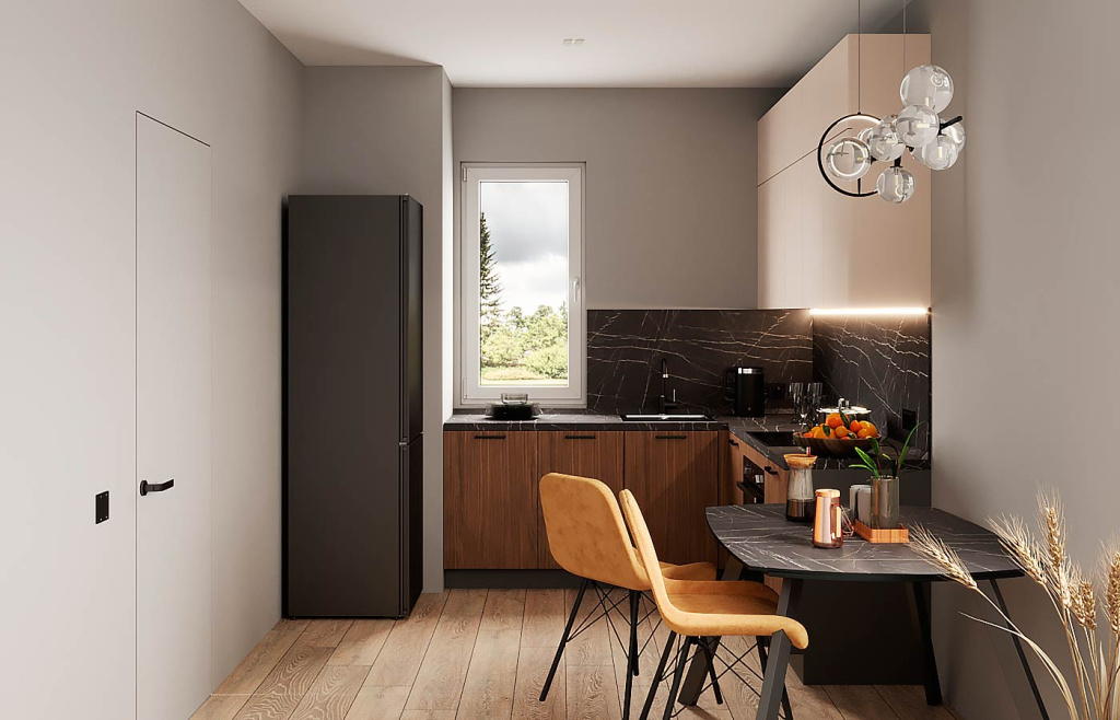 Дизайн кухни в частном доме — идеи для интерьера с фото - фото №29