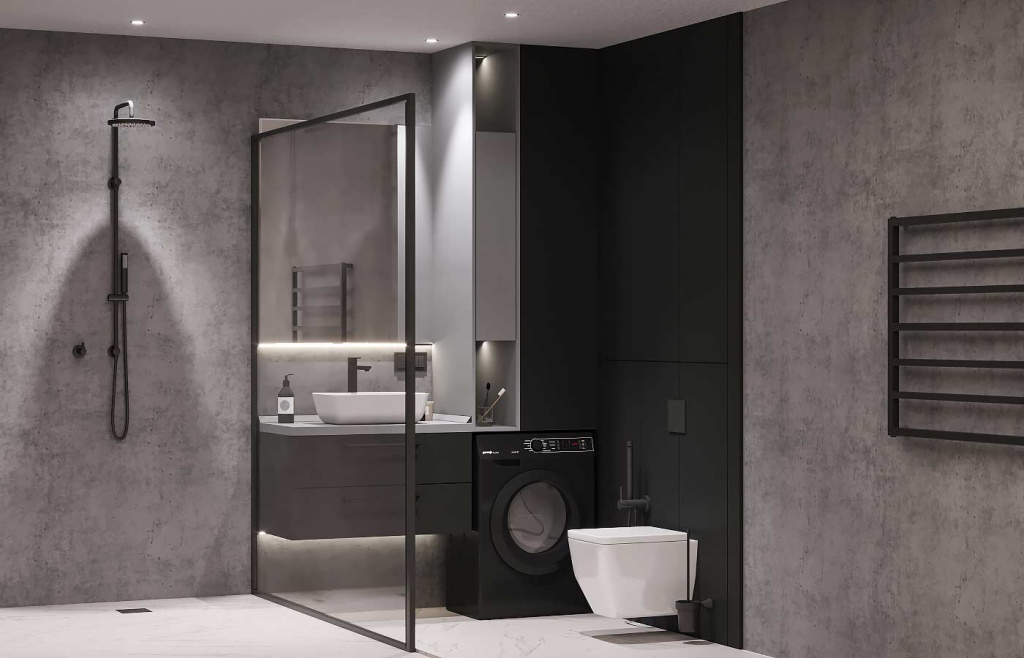 Ванная в стиле лофт: 50 фото и 50 идей - фото №11