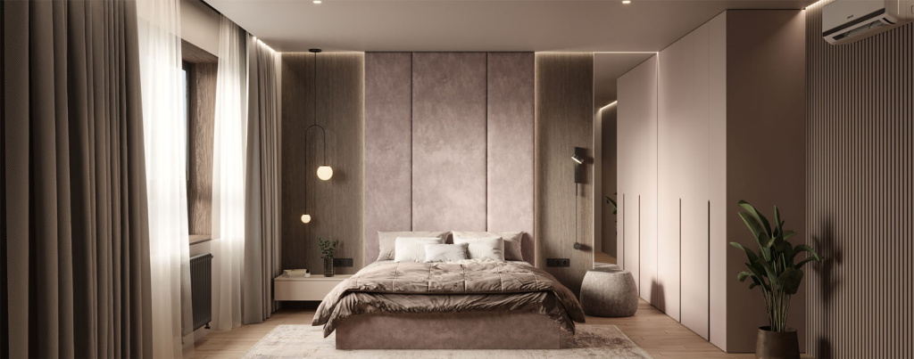 Как спроектировать вместительный шкаф в маленькой спальне - фото №12