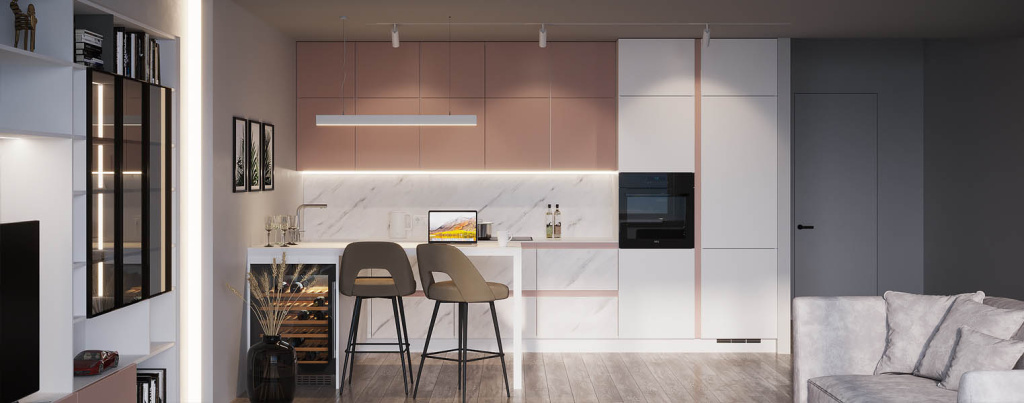 Петербургский дизайн: стильные кухни для белых ночей - фото №47