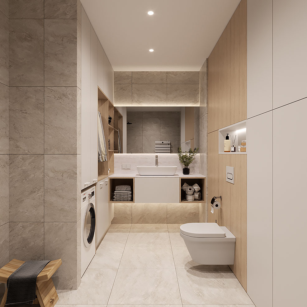 Освещение в ванной: как организовать, какие светильники выбрать, что учесть при подборе - фото №15