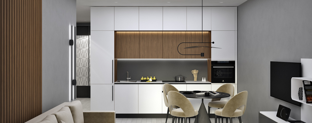 Кухня в стиле минимализм: тенденции дизайна - фото №39