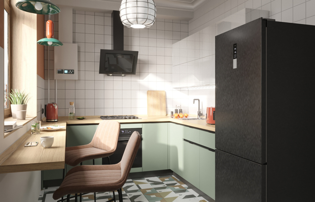 Фартук для кухни: как выбрать, как ухаживать. 20 вариантов модных сочетаний - фото №14