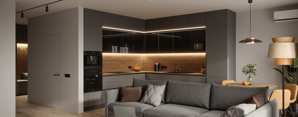 Кухня в стиле минимализм: тенденции дизайна - фото №5