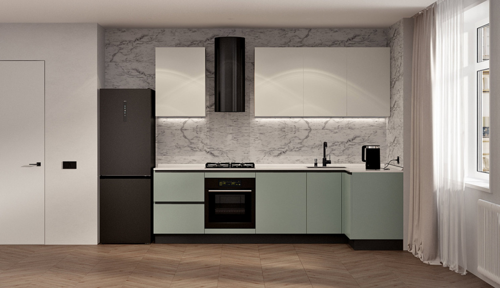 10 лайфхаков в дизайне маленькой кухни - фото №22