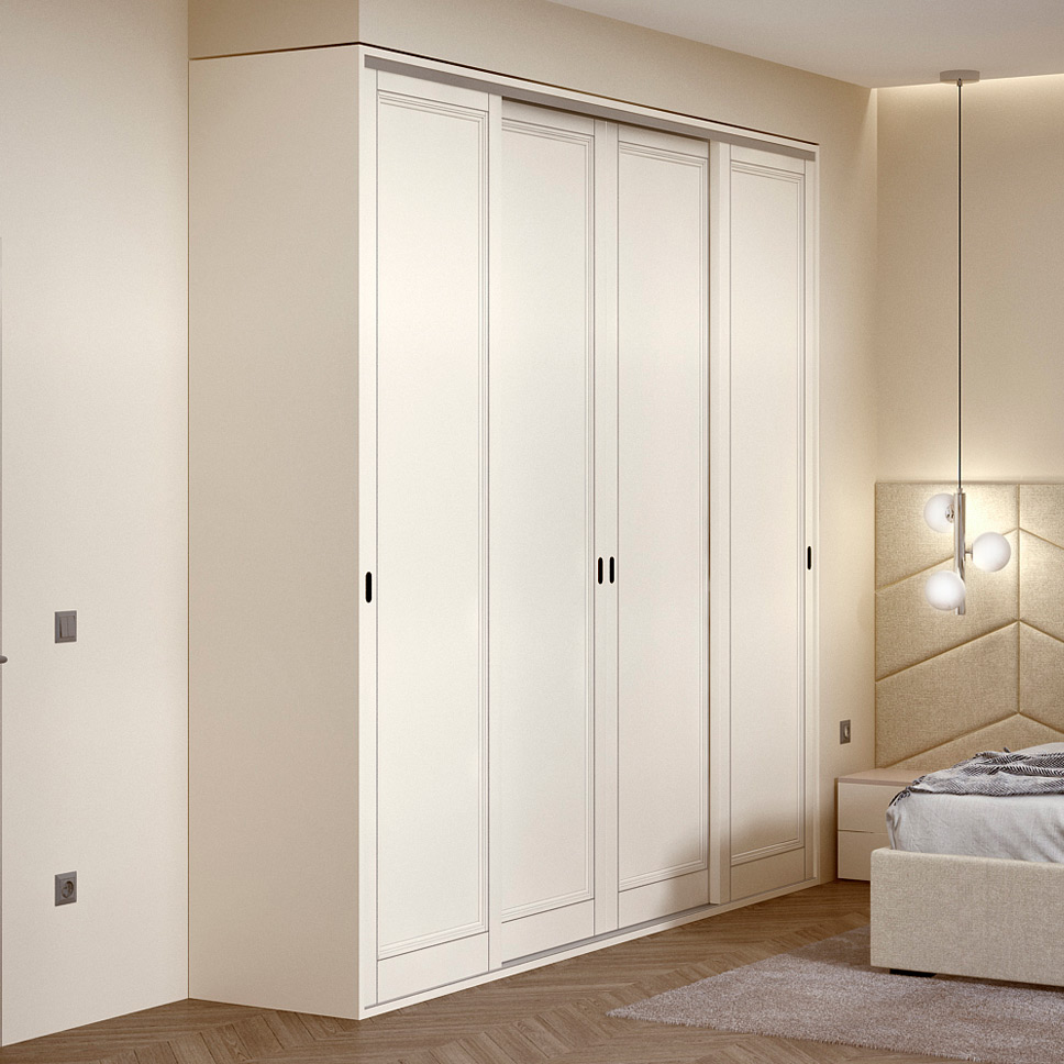 Как спроектировать вместительный шкаф в маленькой спальне - фото №13