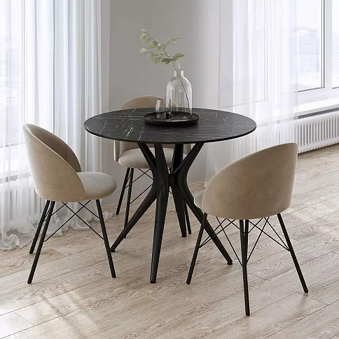 Кухонный стол Лаворо круглый - детальное фото № 2