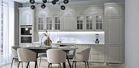 Дизайн кухни в стиле неоклассика