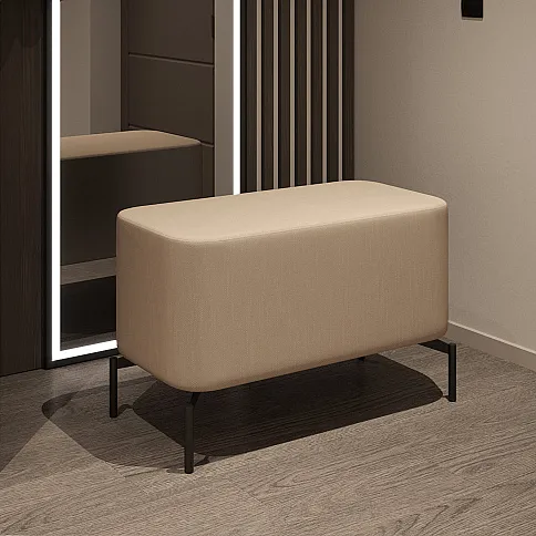 Трёхдверный распашной шкаф с зеркалом в прихожую - детальное фото № 8