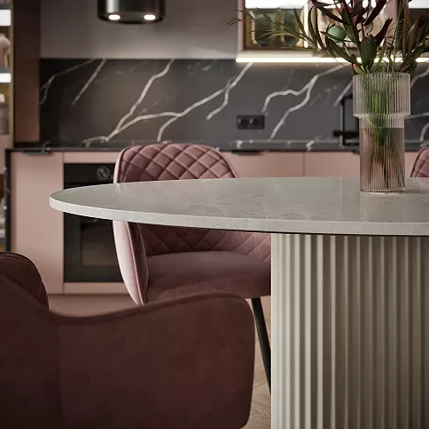 Кухонный стол Руже овальный - детальное фото № 1