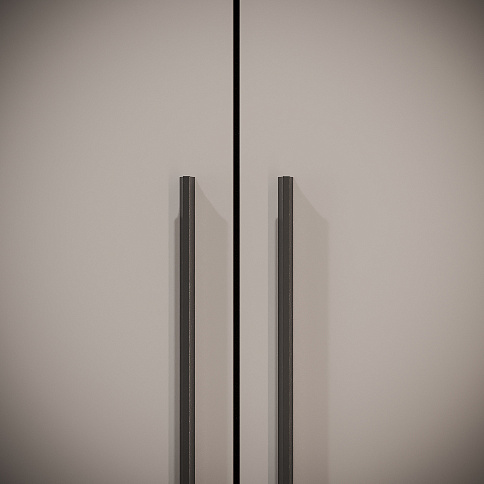 Шкаф в прихожую со стеллажом - детальное фото № 4