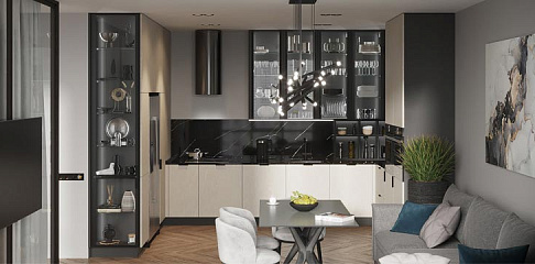 U-образная кухня