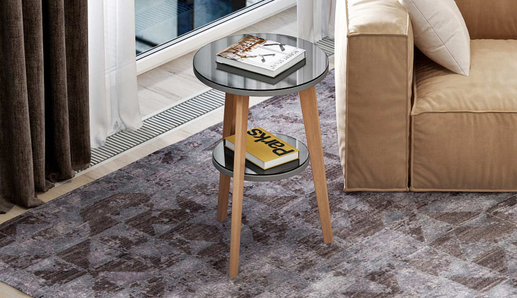 Декоративный столик двухуровневый