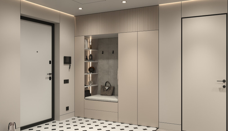 Мебель для прихожей на заказ — Прихожая 33