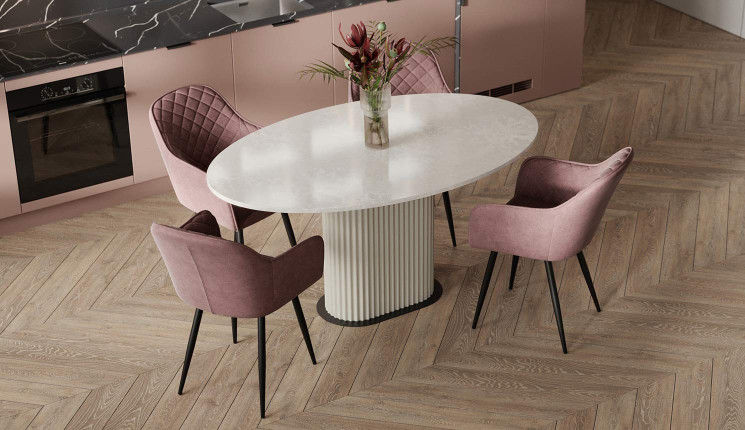 Кухонный стол Руже овальный